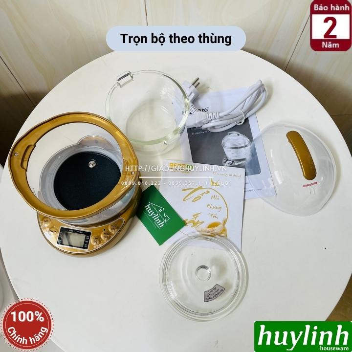 Nồi chưng yến, nấu cháo chậm thố thuỷ tinh Bennix BN-07SLC - 0.7 lít 5