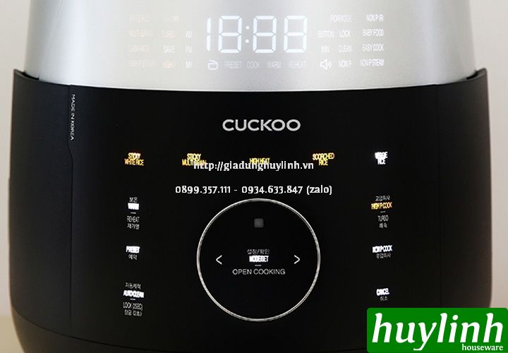 Nồi cơm điện cao tần Hàn Quốc Cuckoo CRP-LHTR1009F - 1.8 lít (BKSIVNCV - WHSIVNCV) 7