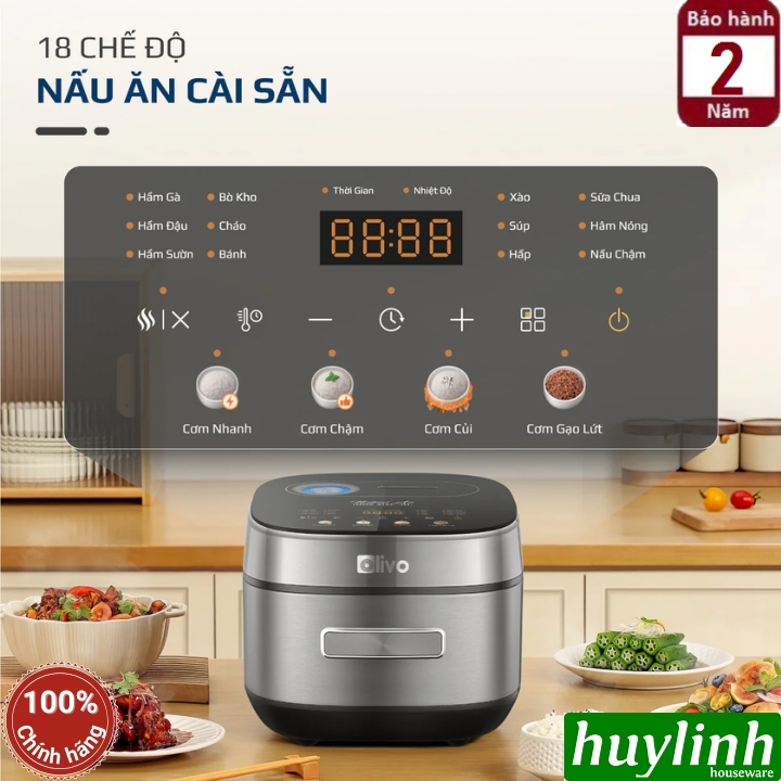 Nồi cơm điện cao tần Olivo RC-900IH 5