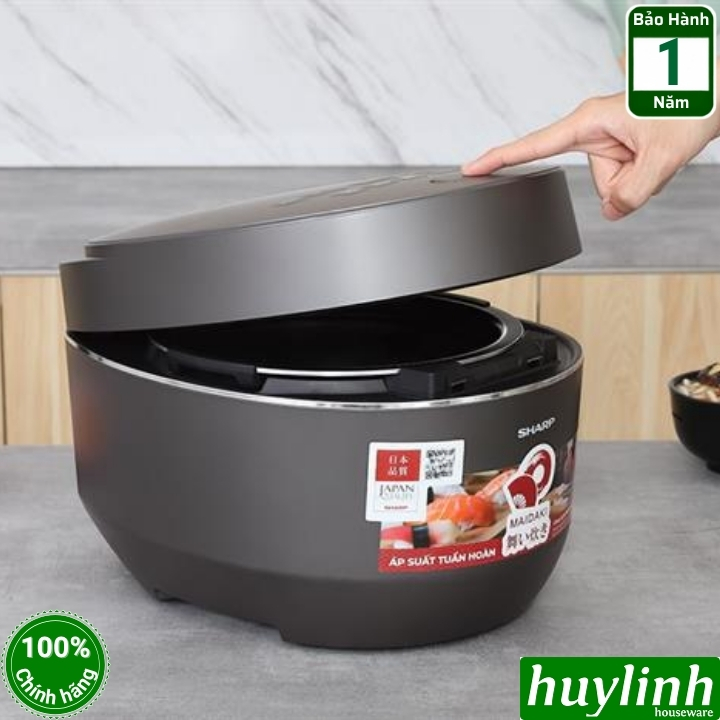 Nồi cơm áp suất cao tần Sharp KS-XW181V-S 9