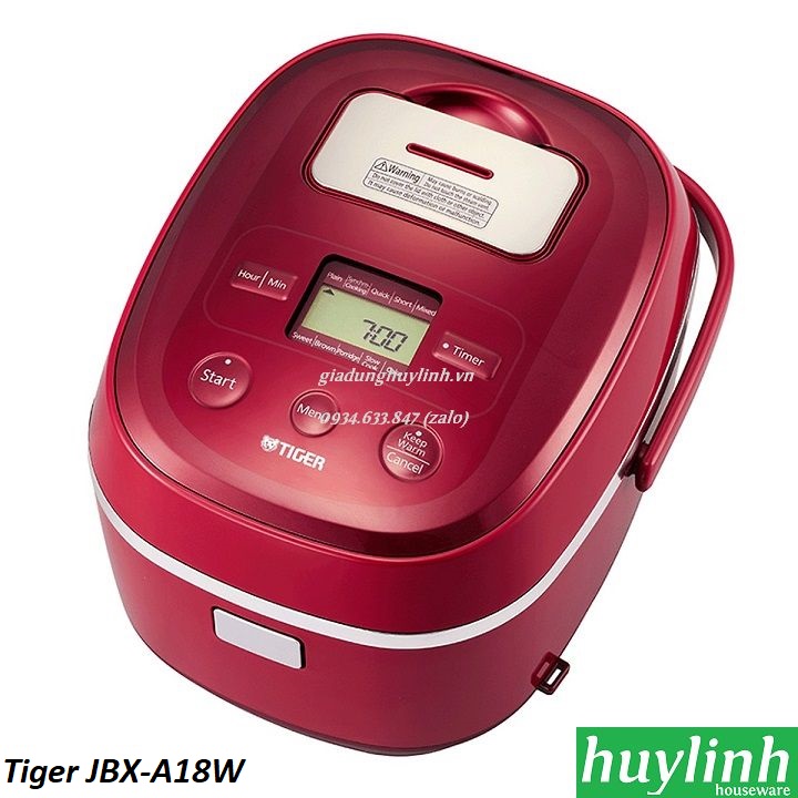 Nồi cơm điện tử Tiger JBX-A18W - 1.8 lít