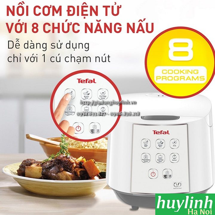 Nồi cơm điện tử Tefal RK733168 - 1.8 Lít - 750W 2