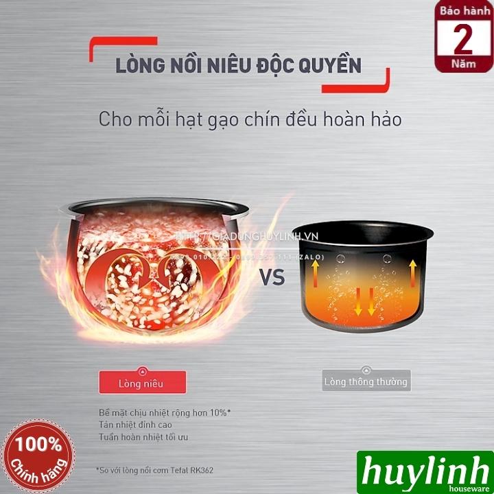 Nồi cơm điện tử Delirice Plus Tefal RK776B68 - 1.8 lít - Lòng nồi niêu dày 4mm 4