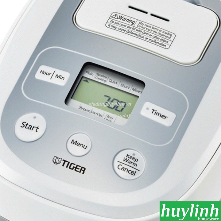 Nồi cơm điện tử Tiger JBX-B18W - 1.8 lít 5