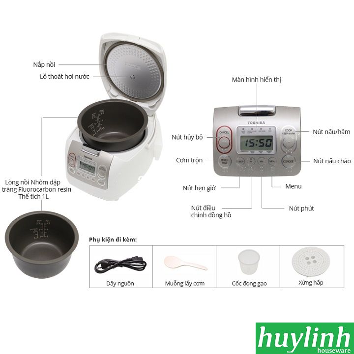 nồi cơm điện toshiba rc-18nmf 2