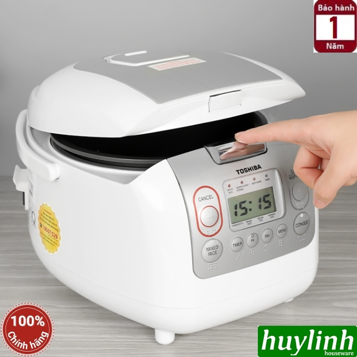 Nồi cơm điện tử Toshiba RC-10NMF - 1 lít - 2 - 4 người 7