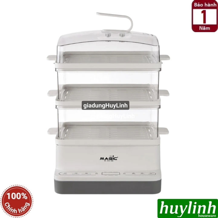 Nồi hấp điện 3 tầng Magic ECO AC-280 - 12 lít 2