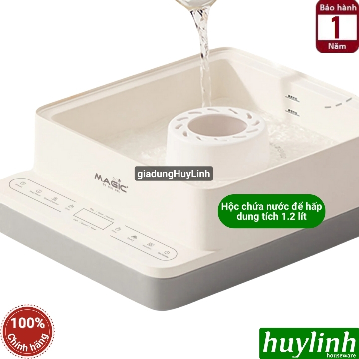 Nồi hấp điện 3 tầng Magic ECO AC-280 - 12 lít 4