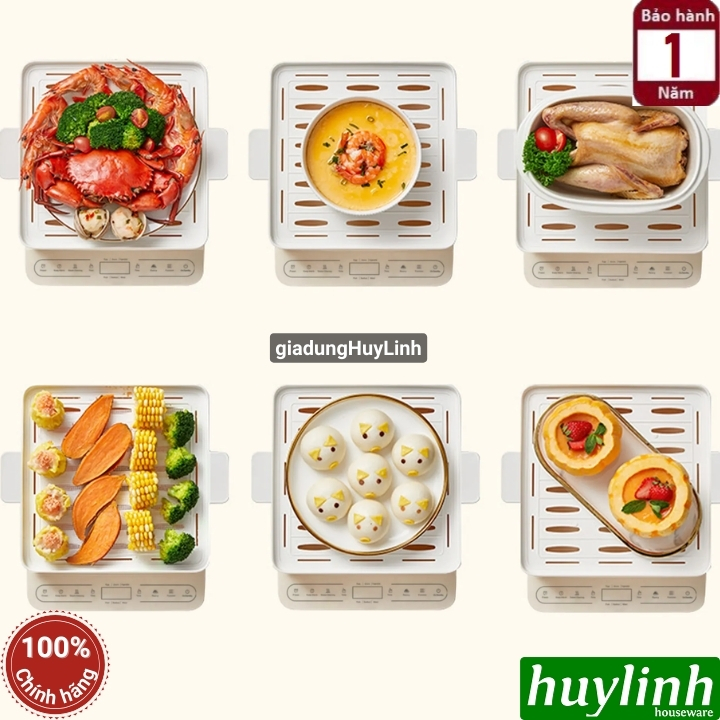 Nồi hấp điện 3 tầng Magic ECO AC-280 - 12 lít 6