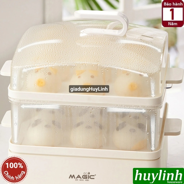 Nồi hấp điện 3 tầng Magic ECO AC-280 - 12 lít 6