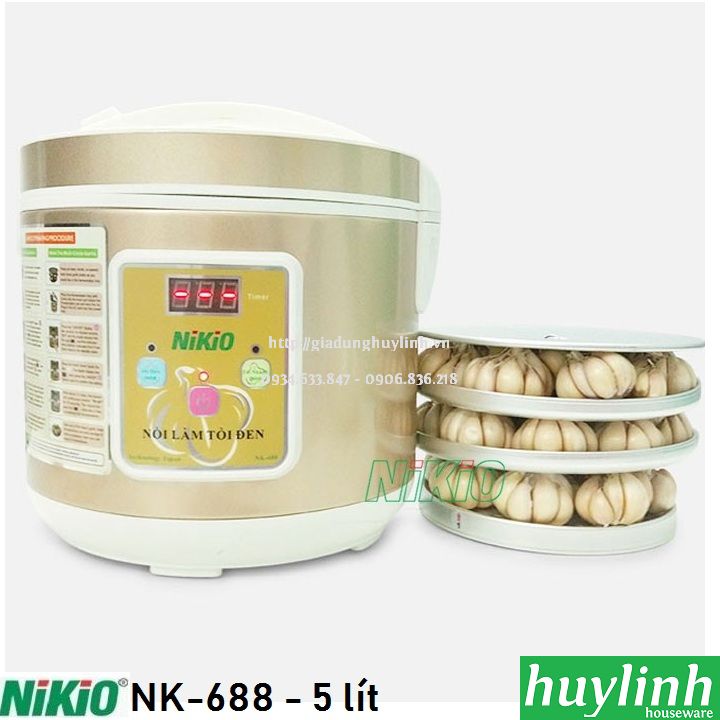 Máy làm tỏi đen Nhật Bản Nikio NK-688 - 5 lít 2