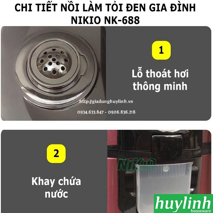Máy làm tỏi đen Nhật Bản Nikio NK-688 - 5 lít 6