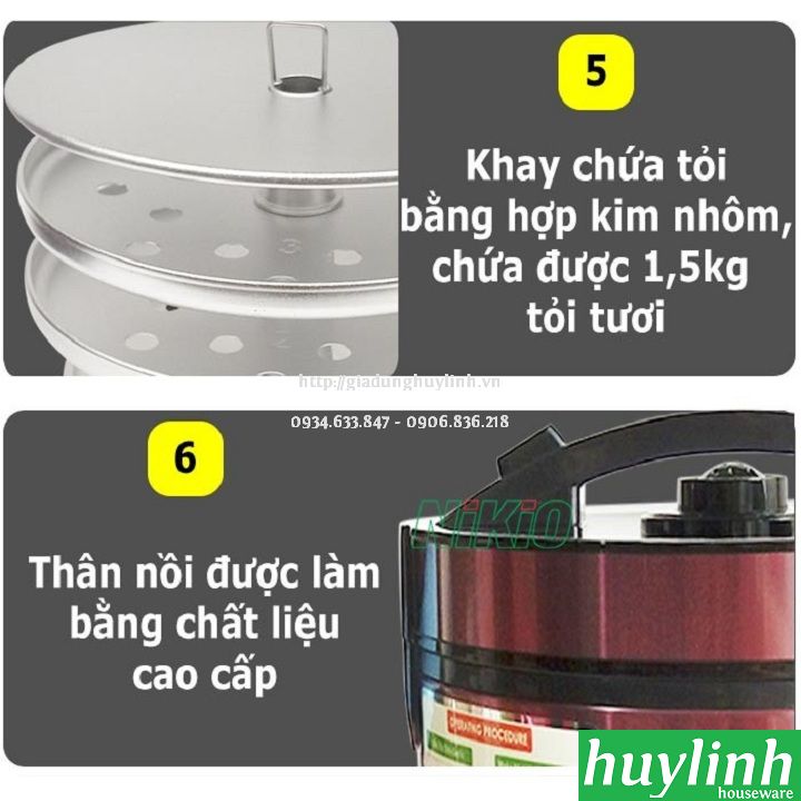 Máy làm tỏi đen Nhật Bản Nikio NK-688 - 5 lít 7