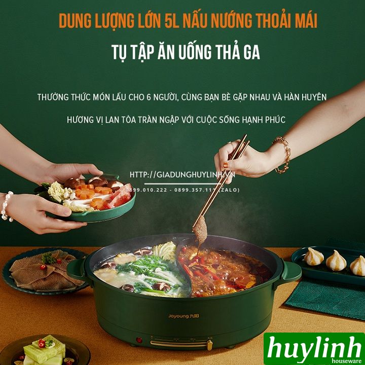 Nồi lẩu điện 2 ngăn Joyoung HG50-GD97 - 5 lít 3