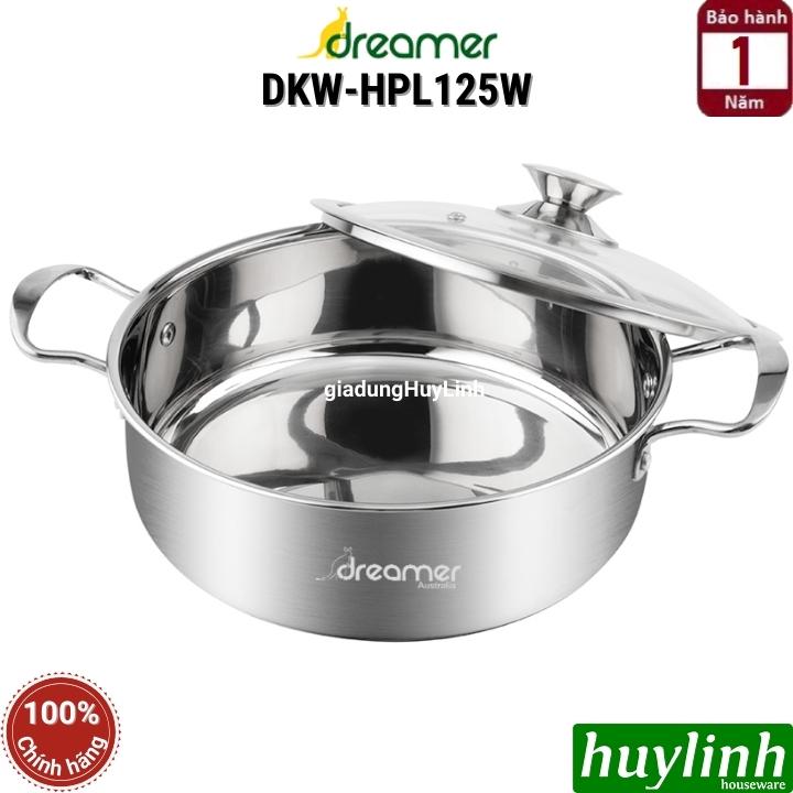 Nồi lẩu 3 lớp đáy từ Dreamer DKW-HPL125W - Đường kính 25cm 2