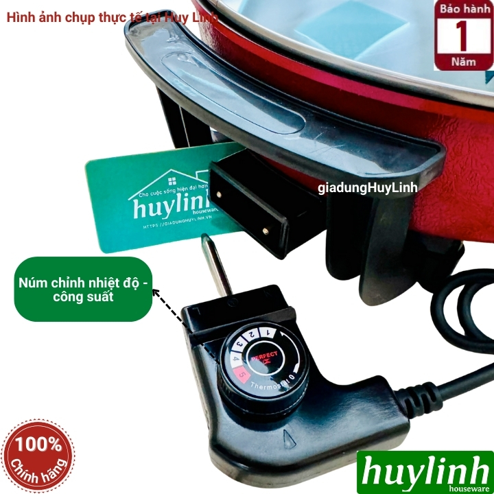 Nồi lẩu điện đôi 2 ngăn Perfect PF-A2N - 5 lít 3