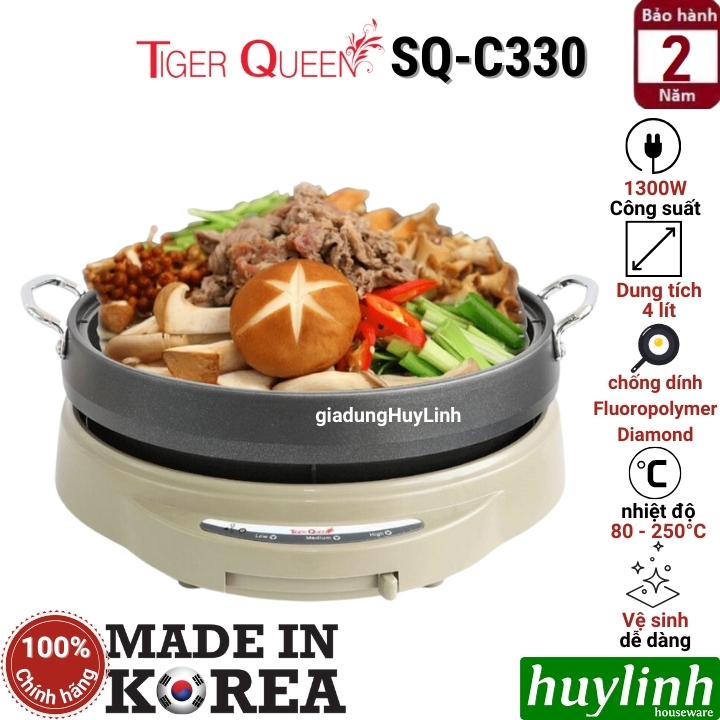 Nồi lẩu điện Tiger Queen SQ-C330