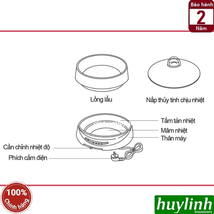 Nồi lẩu điện Tiger Queen SQ-C330 2