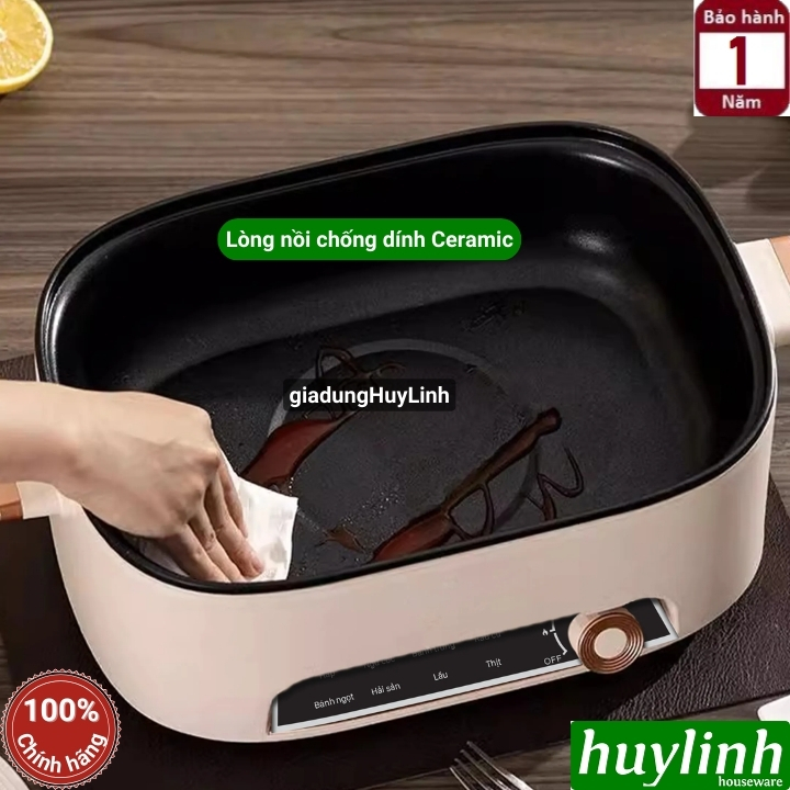 Nồi lẩu hấp điện đa năng Magic A-090 - 5 lít - 1355W 5