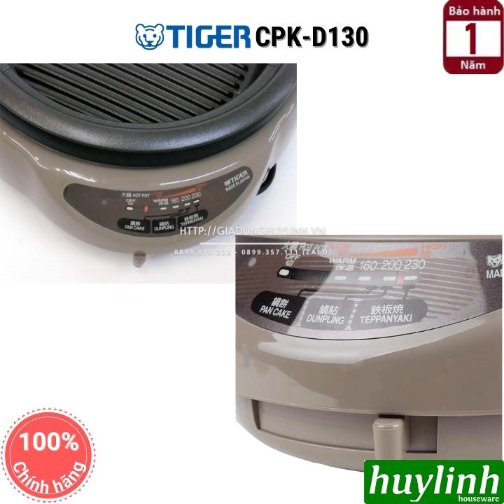 Nồi lẩu nướng đa năng Tiger CPK-D130 - 3.4 lít - 2 trong 1 3