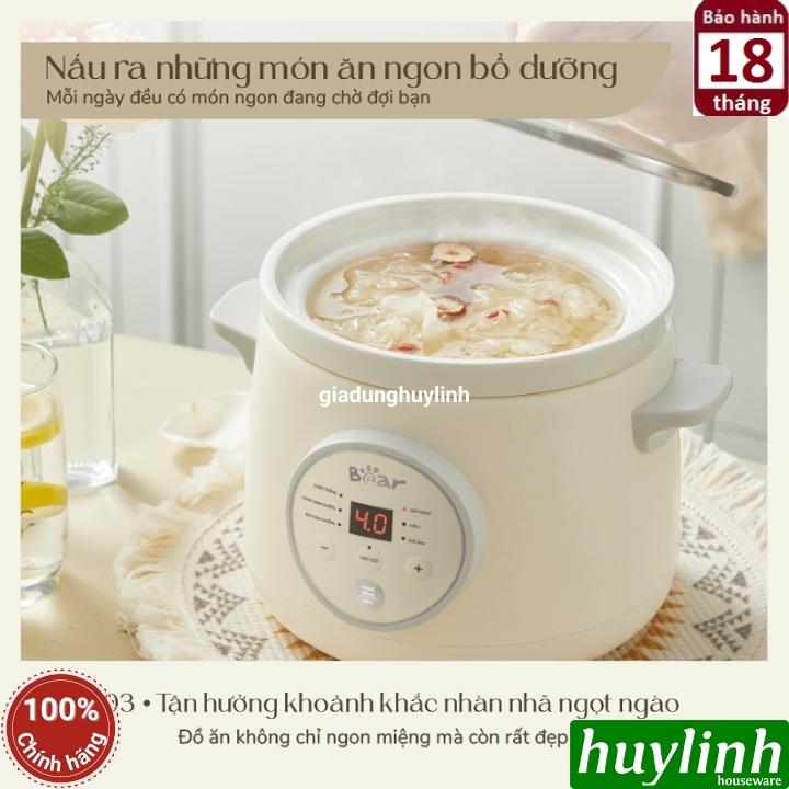 Nồi nấu chậm Bear SB-NNC15 - 1.5 lít - tiếng Việt 8