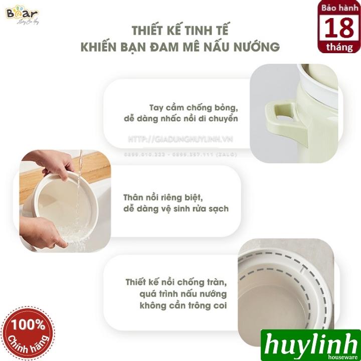 Nồi nấu chậm Bear SB-NNC20 - 2 lít - Bản quốc tế 5