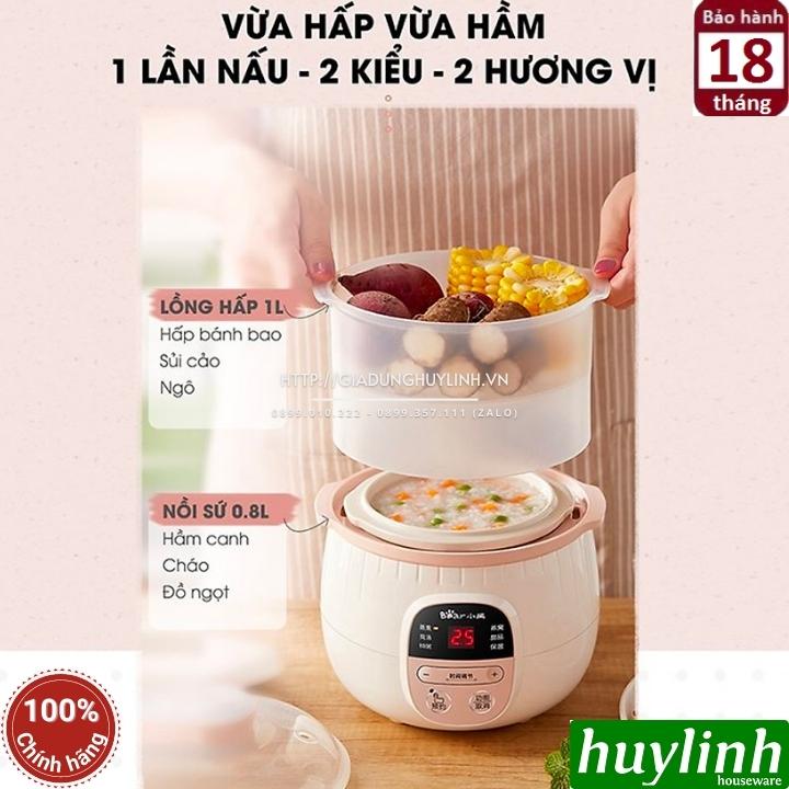 Nồi nấu chậm, chưng yến, nấu cách thuỷ Bear SUBE001 - Kèm xửng hấp 3