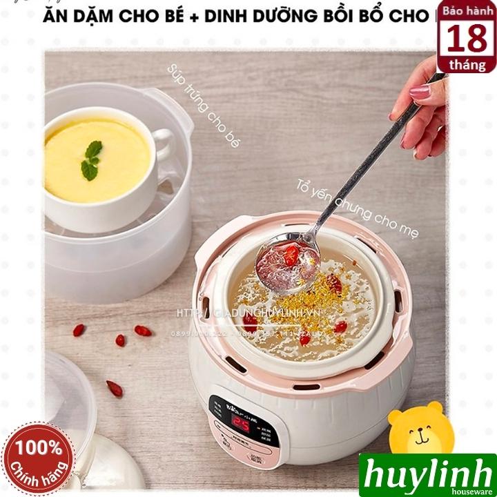 Nồi nấu chậm, chưng yến, nấu cách thuỷ Bear SUBE001 - Kèm xửng hấp 5