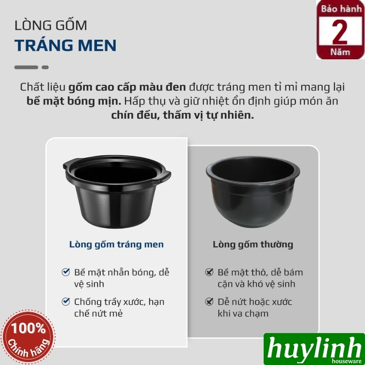 Nồi nấu chậm OLIVO SC25 (2.5L) và OLIVO SC30 (3L) 4