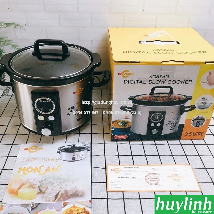 Nồi nấu cháo chậm tự động BBcooker DS25 - 2.5 lít 3