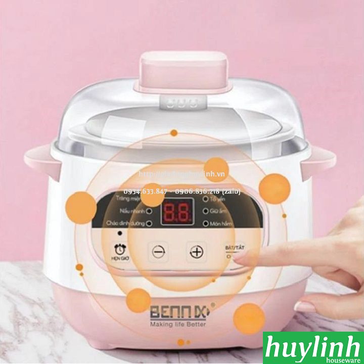 Nồi chưng yến Bennix BN-100A - 1 lít 5