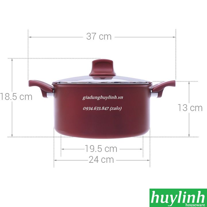 Nồi nhôm chống dính Tefal Character C6824672 - 24 cm 2