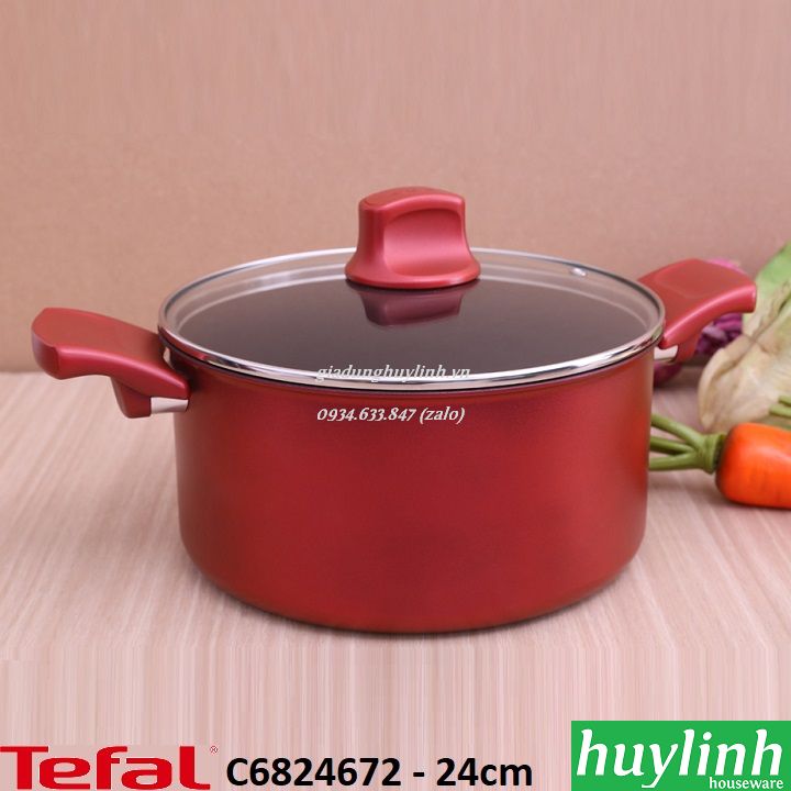 Nồi nhôm chống dính Tefal Character C6824672 - 24 cm