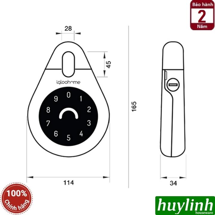 Hộp - Ổ khóa thông minh Hafele EK5500-TB - 912.05.381 3