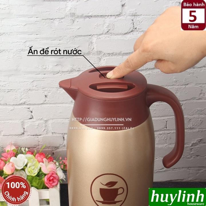 Bình thuỷ pha trà giữ nhiệt nóng lạnh 2Good B18 - 1.6 lít - Đổi mới 5 năm 4