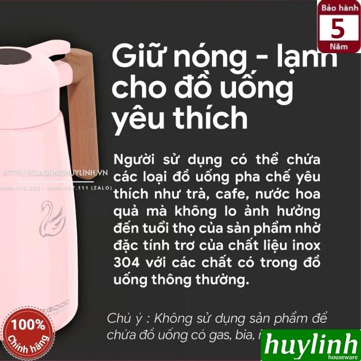 Bình thuỷ pha trà giữ nhiệt nóng lạnh 2Good B52 - 1.8 lít - Đổi mới 5 năm 6