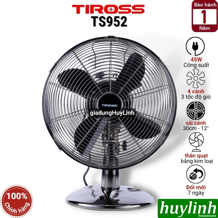 Quạt bàn Tiross TS952