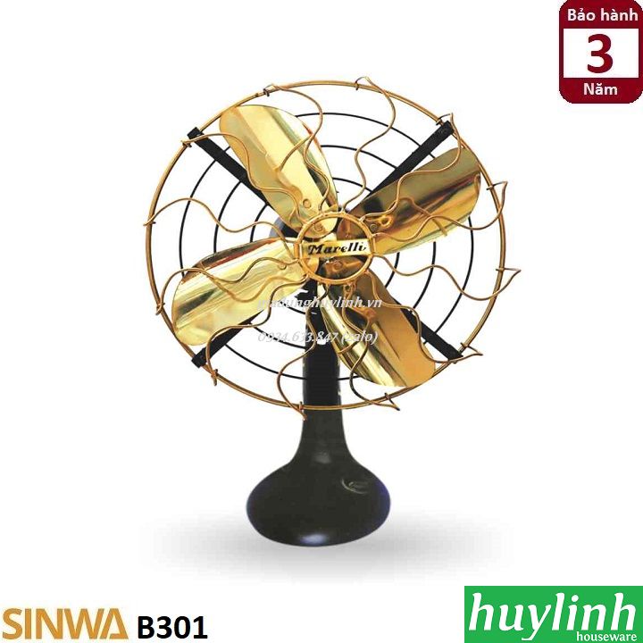 Quạt bàn kiểu cổ Sinwa B301