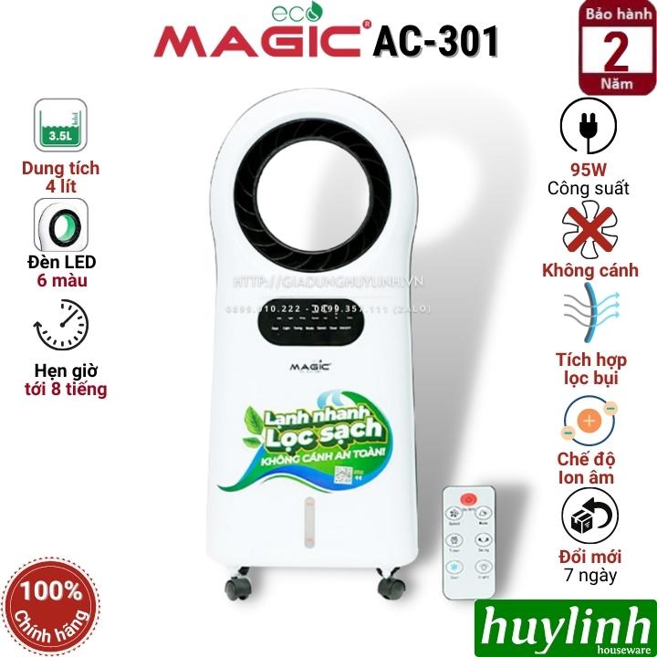 Quạt làm mát không cánh Magic ECO AC-301 - Có Remote