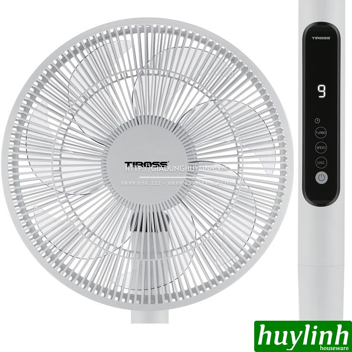Quạt cây đứng Tiross TS9187 - Động cơ DC - Có Remote 2