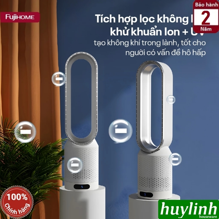 Quạt không cánh mini FujiHome BF16 2