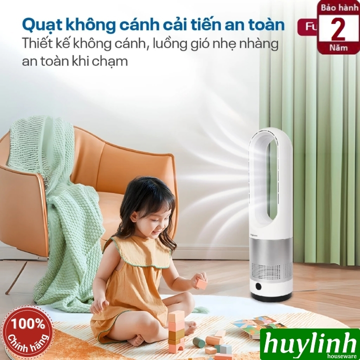 Quạt không cánh - lọc không khí khử khuẩn ion và UV FujiHome BF18 - Điều khiển APP wifi 7