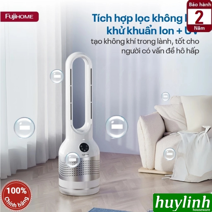 Quạt không cánh Fujihome BF22-HEPA 5