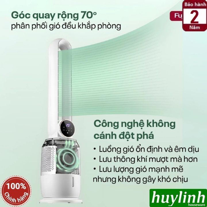 Quạt không cánh hơi nước Fujihome BF-03RC 4