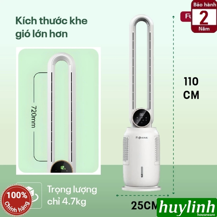 Quạt không cánh hơi nước Fujihome BF-03RC 7