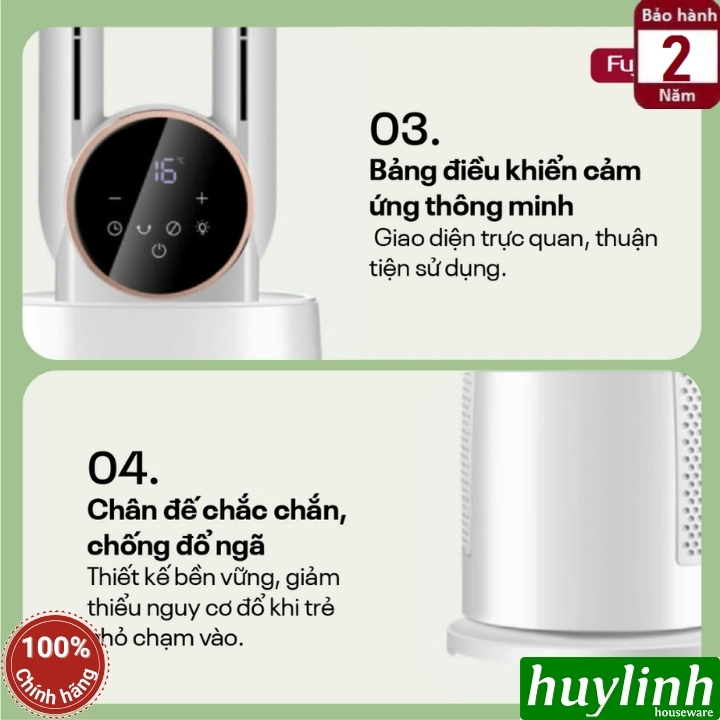 Quạt không cánh hơi nước Fujihome BF-03RC 9