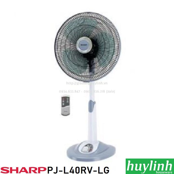 Quạt lửng Sharp PJ-L40RV - Có Remote - Made Malaysia 