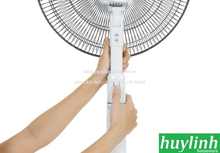 Quạt lửng Sharp PJ-L40RV - Có Remote - Made Malaysia 9