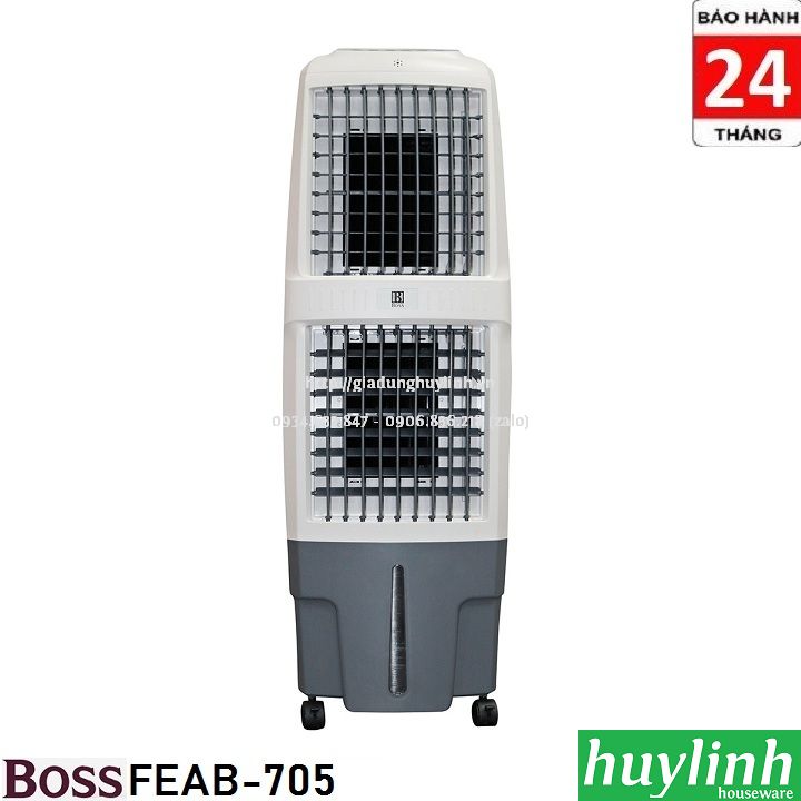 Máy làm mát không khí Boss FEAB-705G - Made in Thái Lan - Tặng vợt muỗi MSH-021