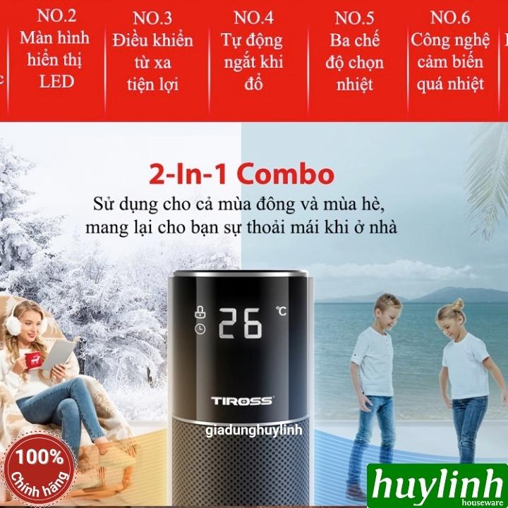 Quạt sưởi PTC Ceramic Tiross TS9443 4